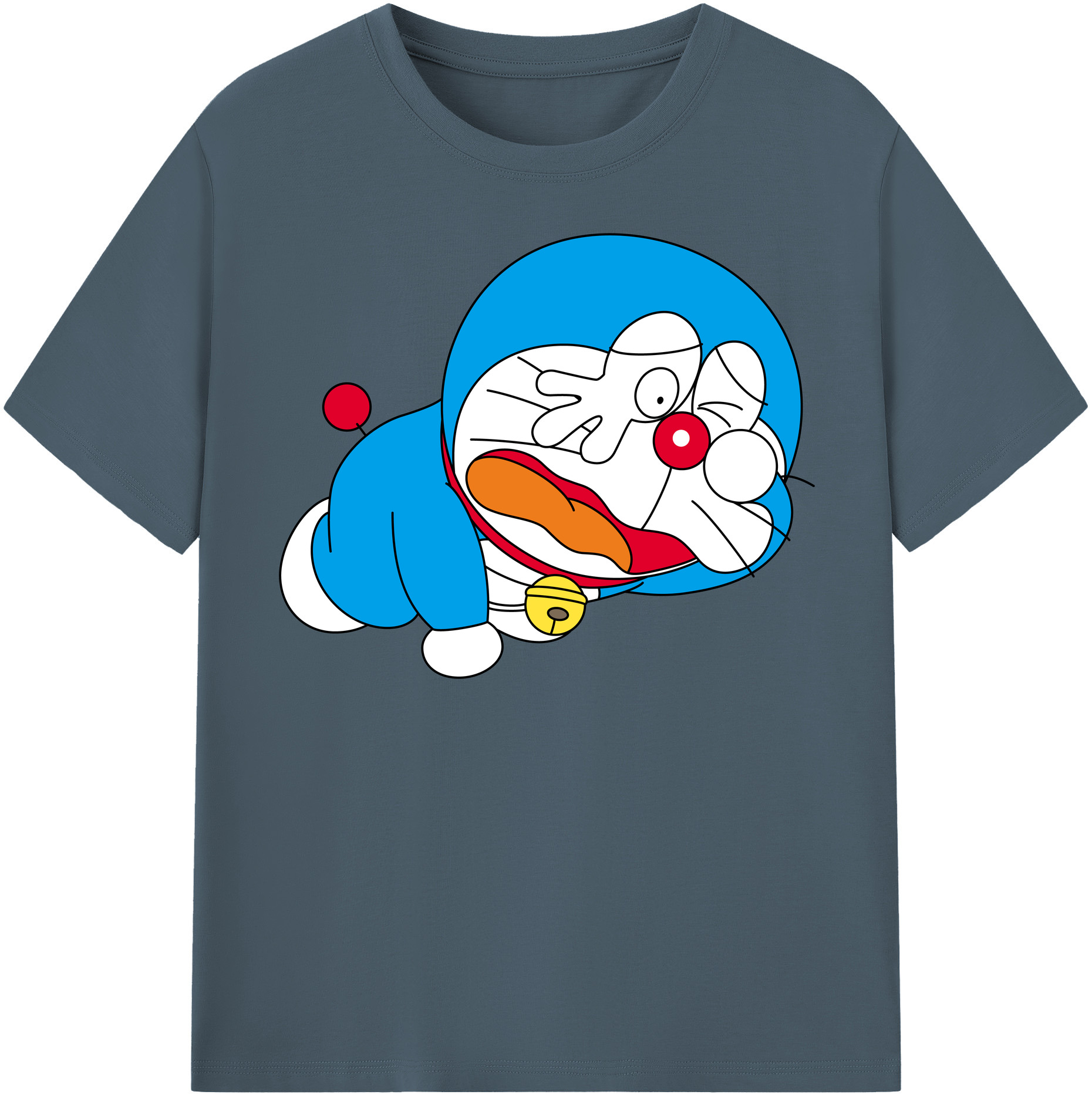 （画像用） ドラえもん Doraemon 綿100％半袖Tシャツ（フロントプリント）